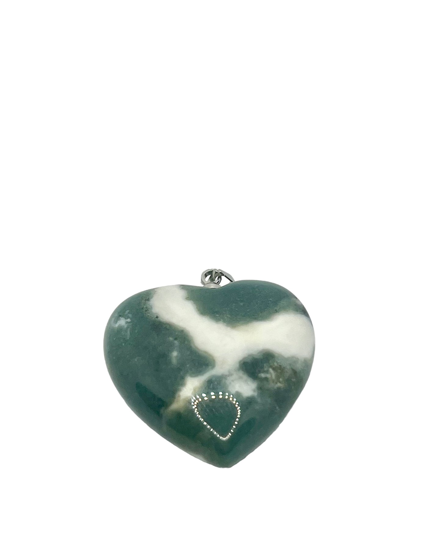 Ocean Jasper Heart Pendant