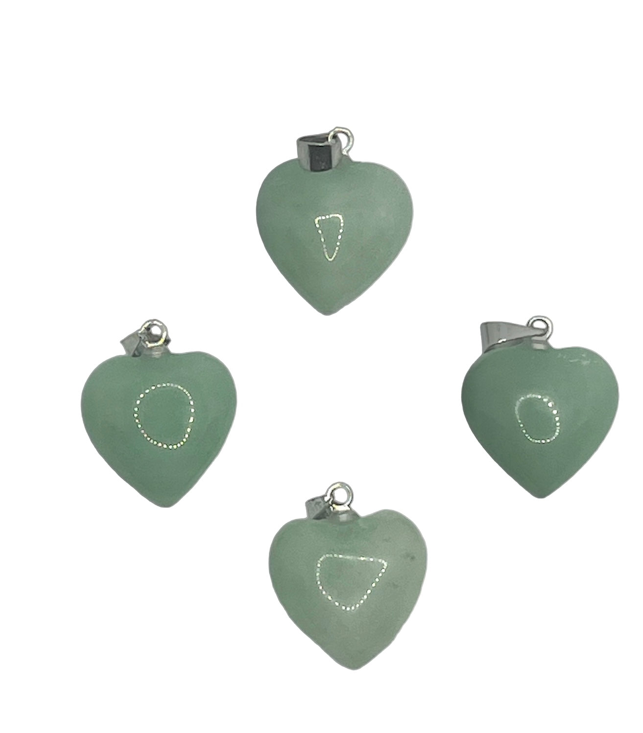 Crystal Heart Pendants