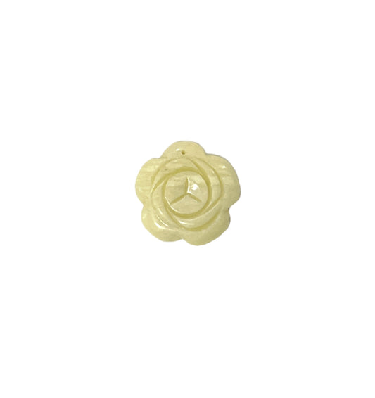 Green Jade Flower Pendant