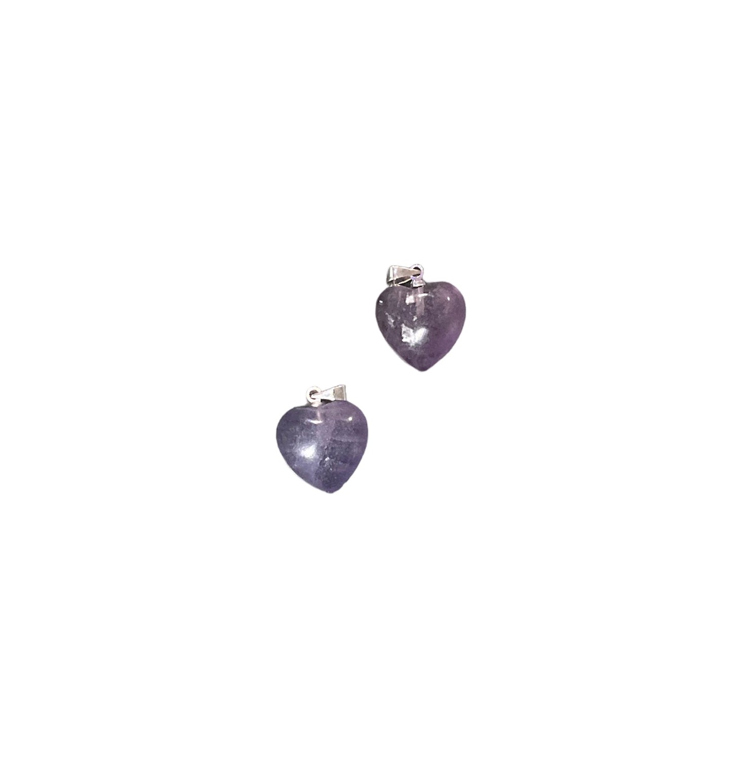 Crystal Heart Pendants