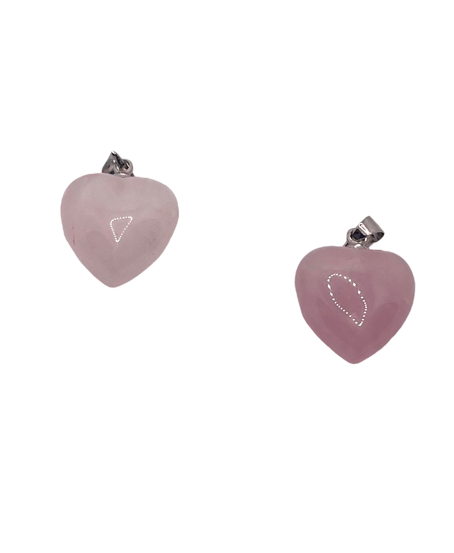 Crystal Heart Pendants